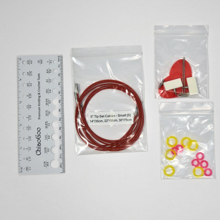 ChiaoGoo TWIST Red Lace Interchangeable Set 5" (13cm) – Small