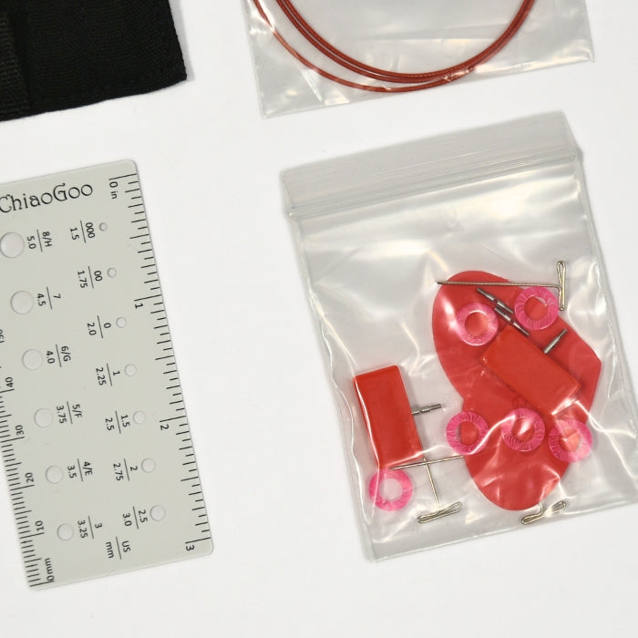 ChiaoGoo TWIST Shorties Mini Interchangeable Set 2" & 3" (5cm & 8cm)