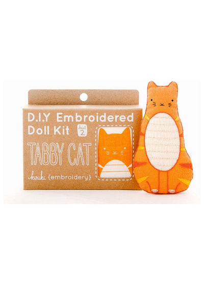 Kiriki Press Tabby Cat Embroidery Kit