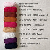 Crochet Temperature Blanket Starter Bundle (YARN+PATTERN)
