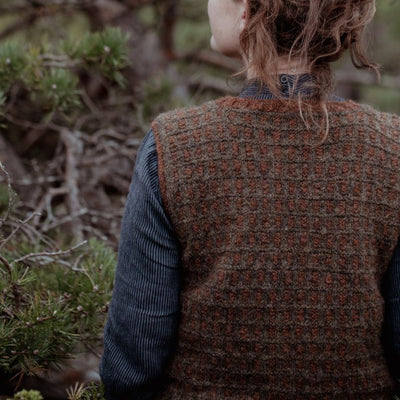 Laine The Island and the Forest: A Knitted Correspondence