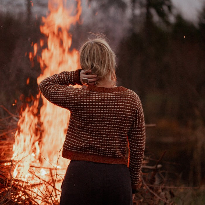Laine The Island and the Forest: A Knitted Correspondence