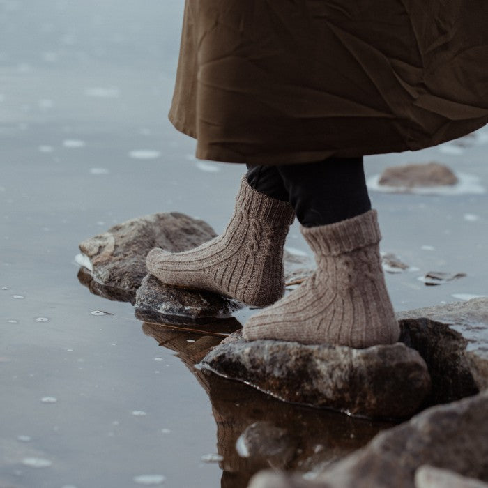 Laine The Island and the Forest: A Knitted Correspondence