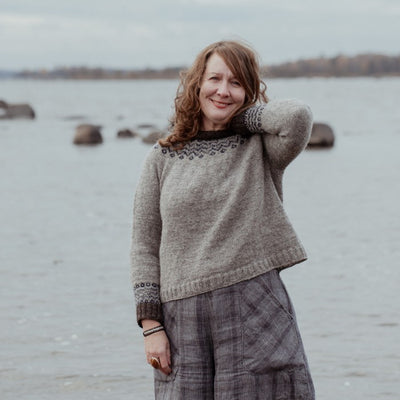 Laine The Island and the Forest: A Knitted Correspondence