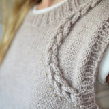 Pope Knits - Braided Lines Vest Bundle - Yarn & Digital Pattern