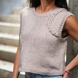 Pope Knits - Braided Lines Vest Bundle - Yarn & Digital Pattern