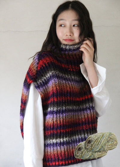 Noro Toshiko Vest Kit (Pattern Not Included)
