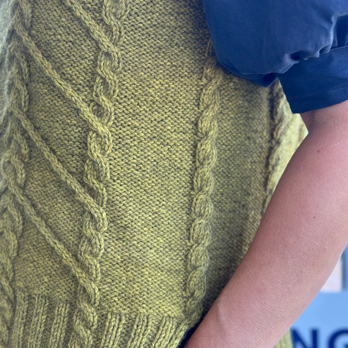 Vera Loves Knitting Fences Vest Digital Pattern