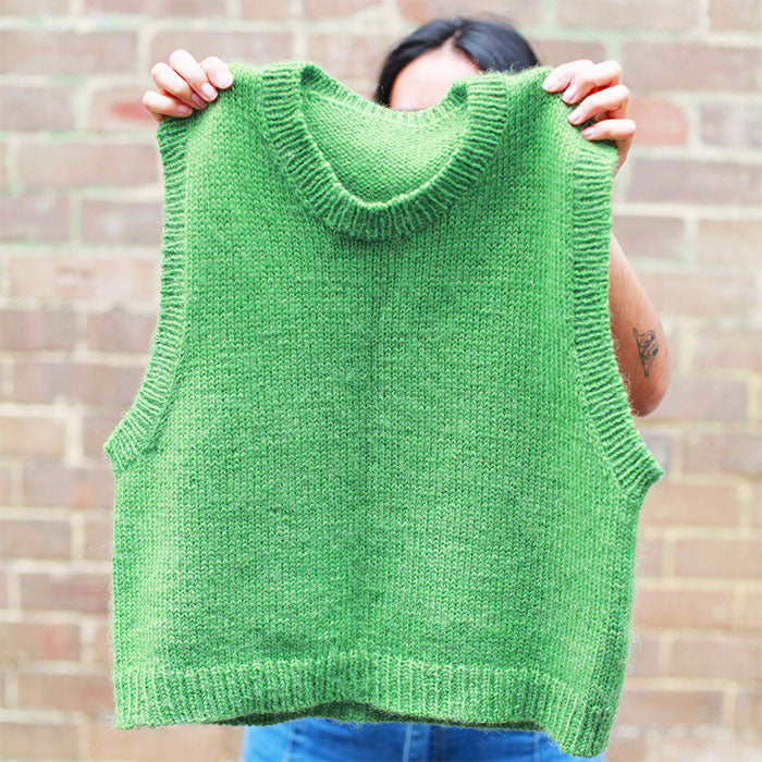 Vest No. 1 Yarn-Only Kit – My Favourite Things Top-Down Slipover