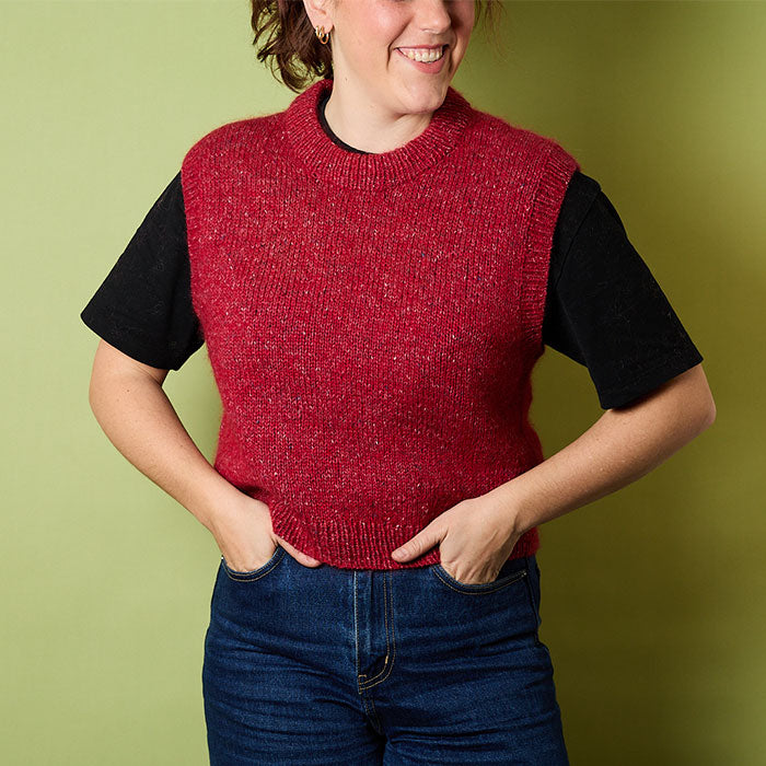 Vest No. 1 Yarn-Only Kit – My Favourite Things Top-Down Slipover