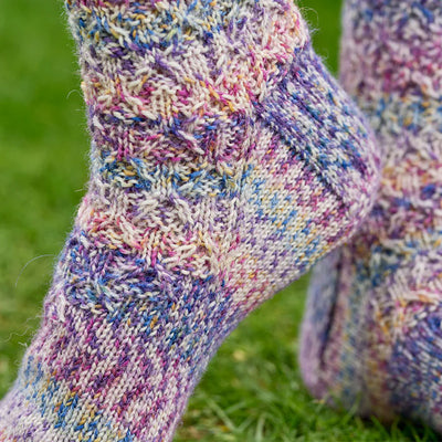 West Yorkshire Spinners Flutter Textured Socks Kit