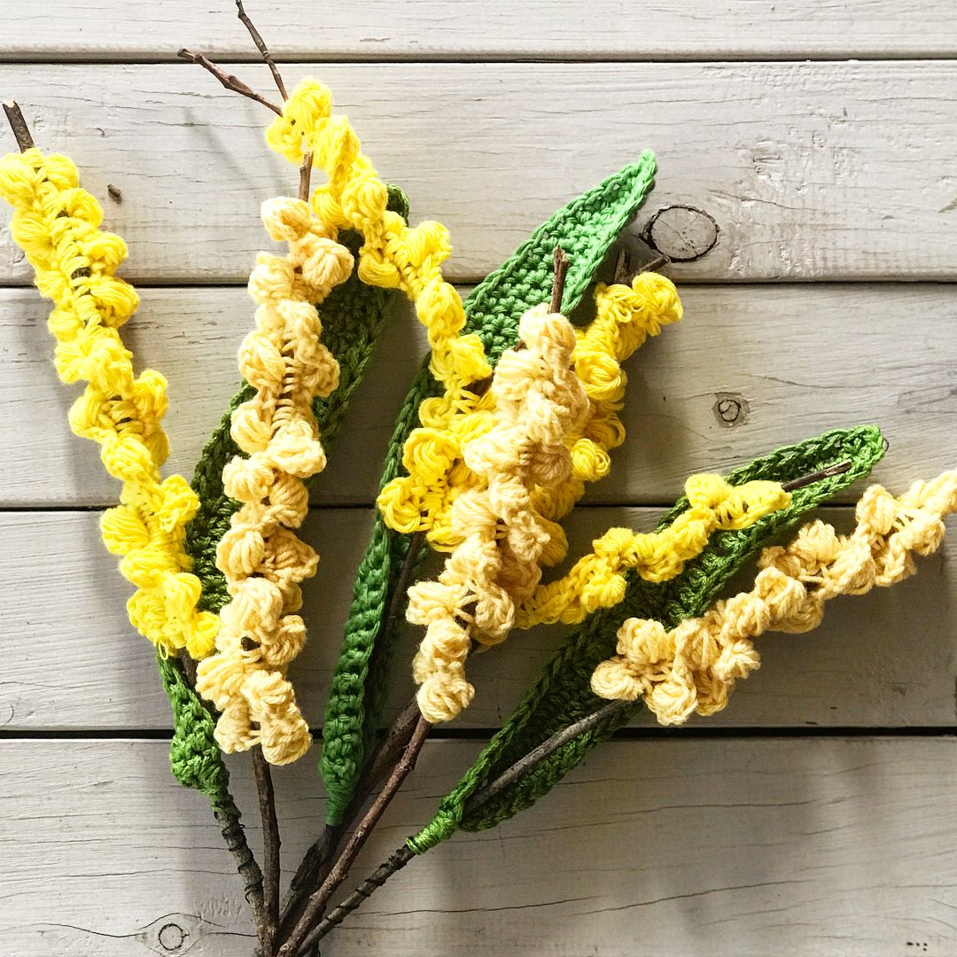 Aussie Christmas Wattle by Alison Thompson — Crochet Kit
