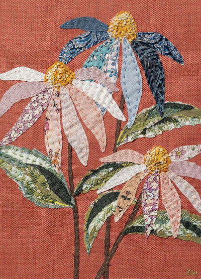 Wattle & Loop Coneflower Slow Stitching Kit