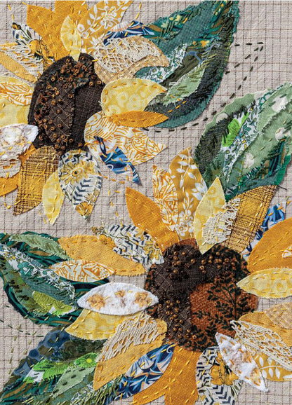 Wattle & Loop Sunflower Slow Stitching Kit