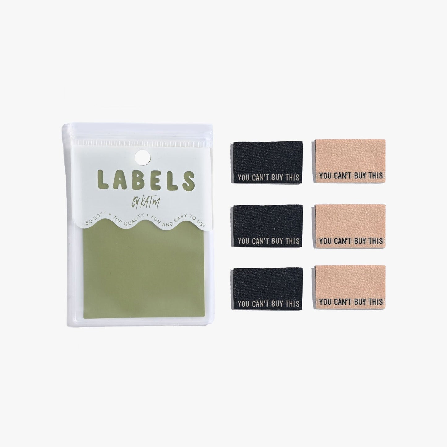 Kylie and The Machine You Can't Buy This (Black and Cream) Sew-in Labels