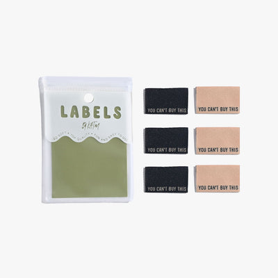 KYLIE AND THE MACHINE You Can't Buy This (Black and Cream) Sew-in Labels
