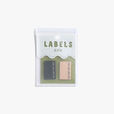 KYLIE AND THE MACHINE You Can't Buy This (Black and Cream) Sew-in Labels