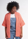 Zoom sweater pattern from Easy Style, a sleek knit with modern lines and tonal color palette, crafted in Rowan Big Wool.