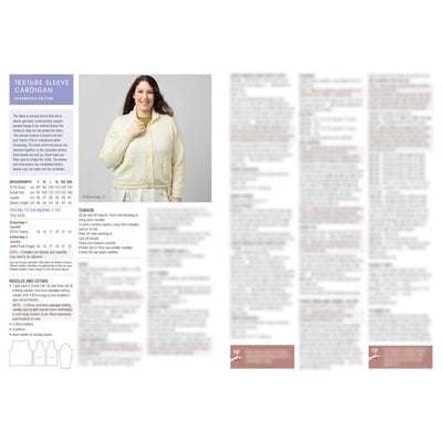 Patons Beyond the Basics Project 2: Textured Sleeve Cardigan 4002
