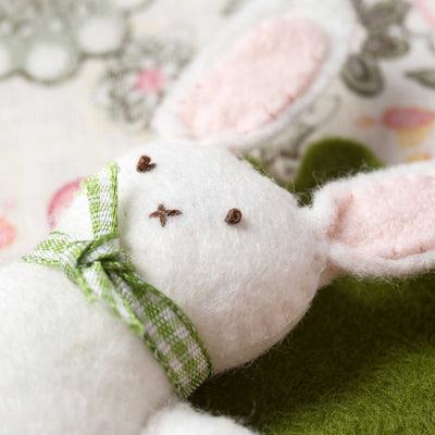 Corinne Lapierre Bunny in Carrot Bed Felt Craft Mini Kit