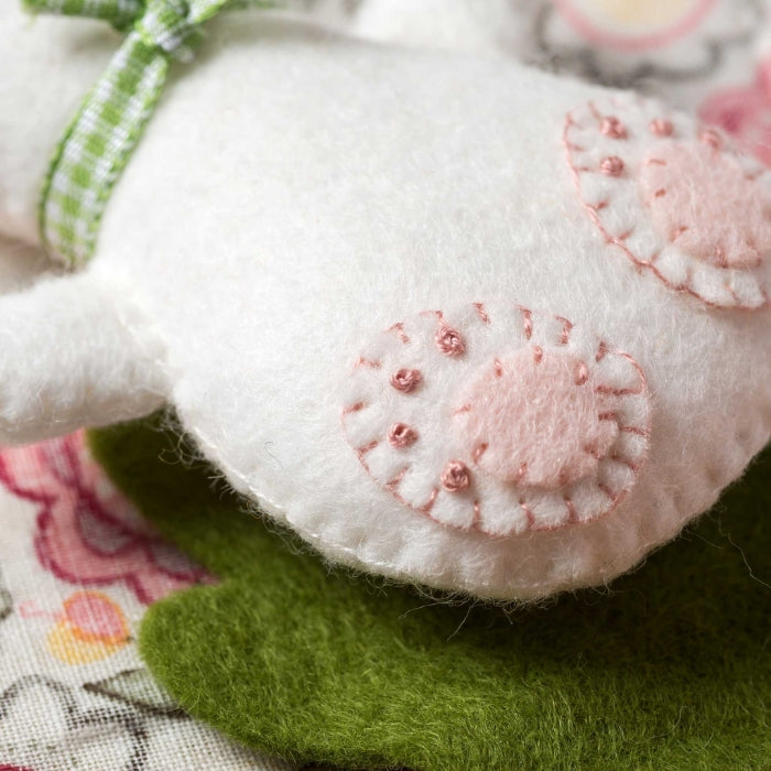 Corinne Lapierre Bunny in Carrot Bed Felt Craft Mini Kit