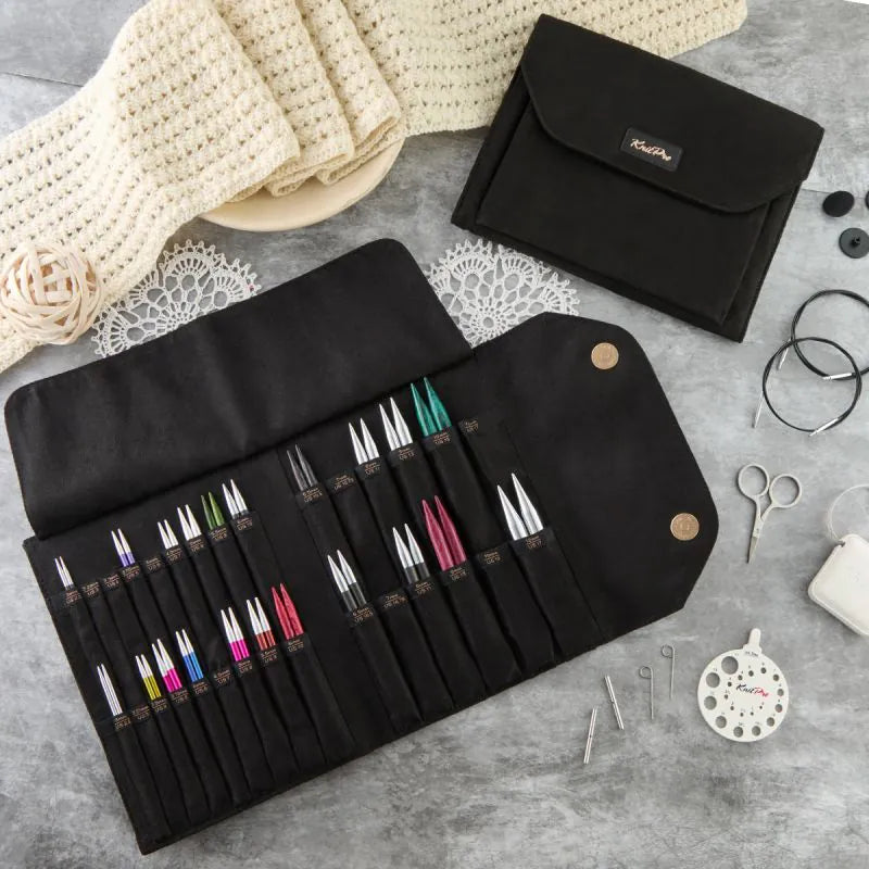 KnitPro Interchangeable Needle Case (Coal)
