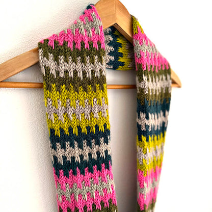 Sweet Tooth Colourwork Cowl by Jacqui Verbeek Knit Along SYDNEY
