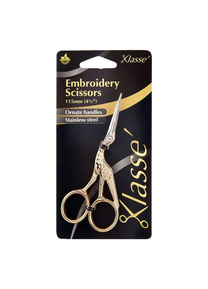 Klasse Scissors Stork Gold 4.5 in