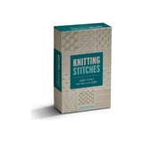 knitting stitches cardboard