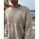 Ingrid Sweater Man by PetiteKnit Physical Printed Pattern (Not a Digital Pattern)