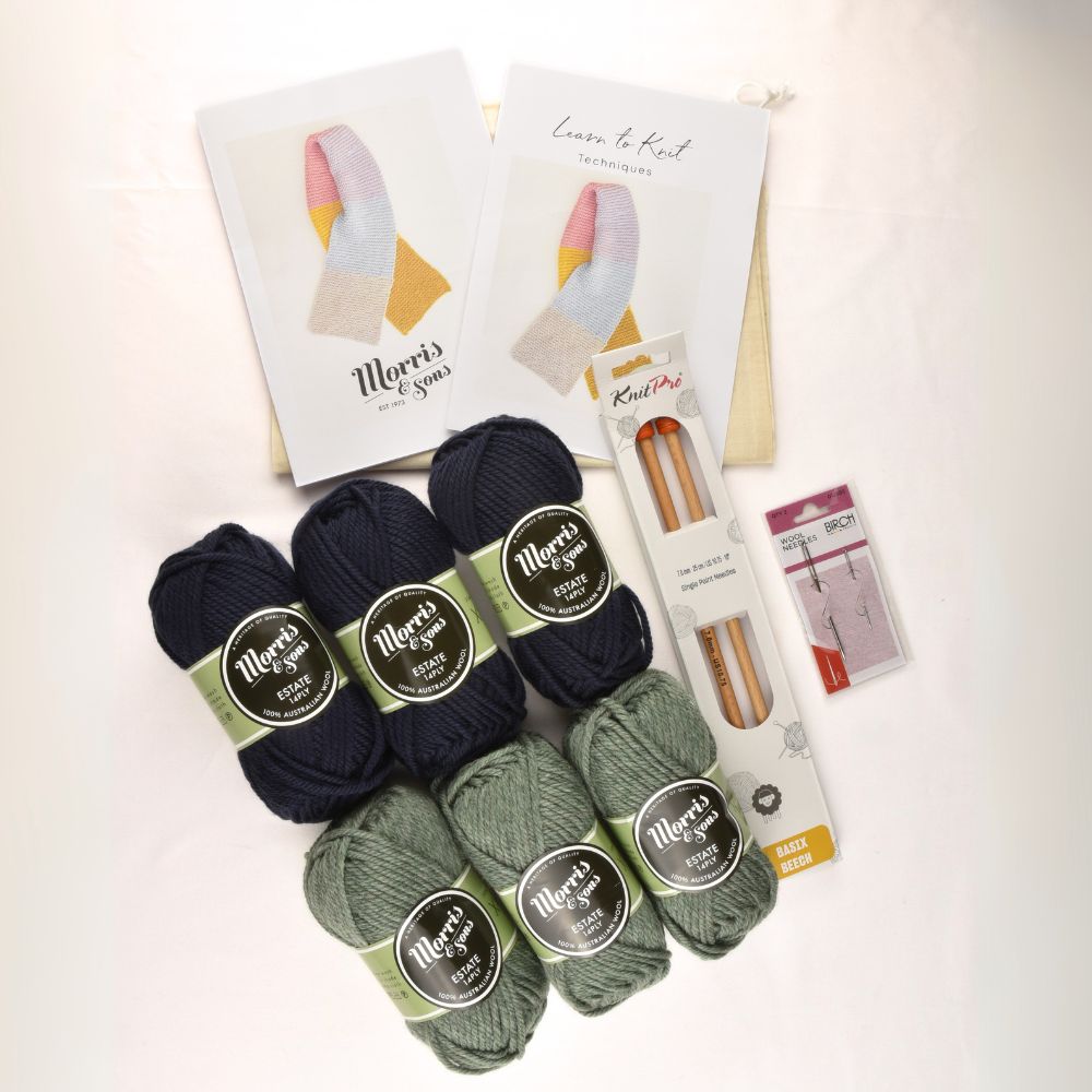 Class in a Box: Learn to Knit a Scarf Kit