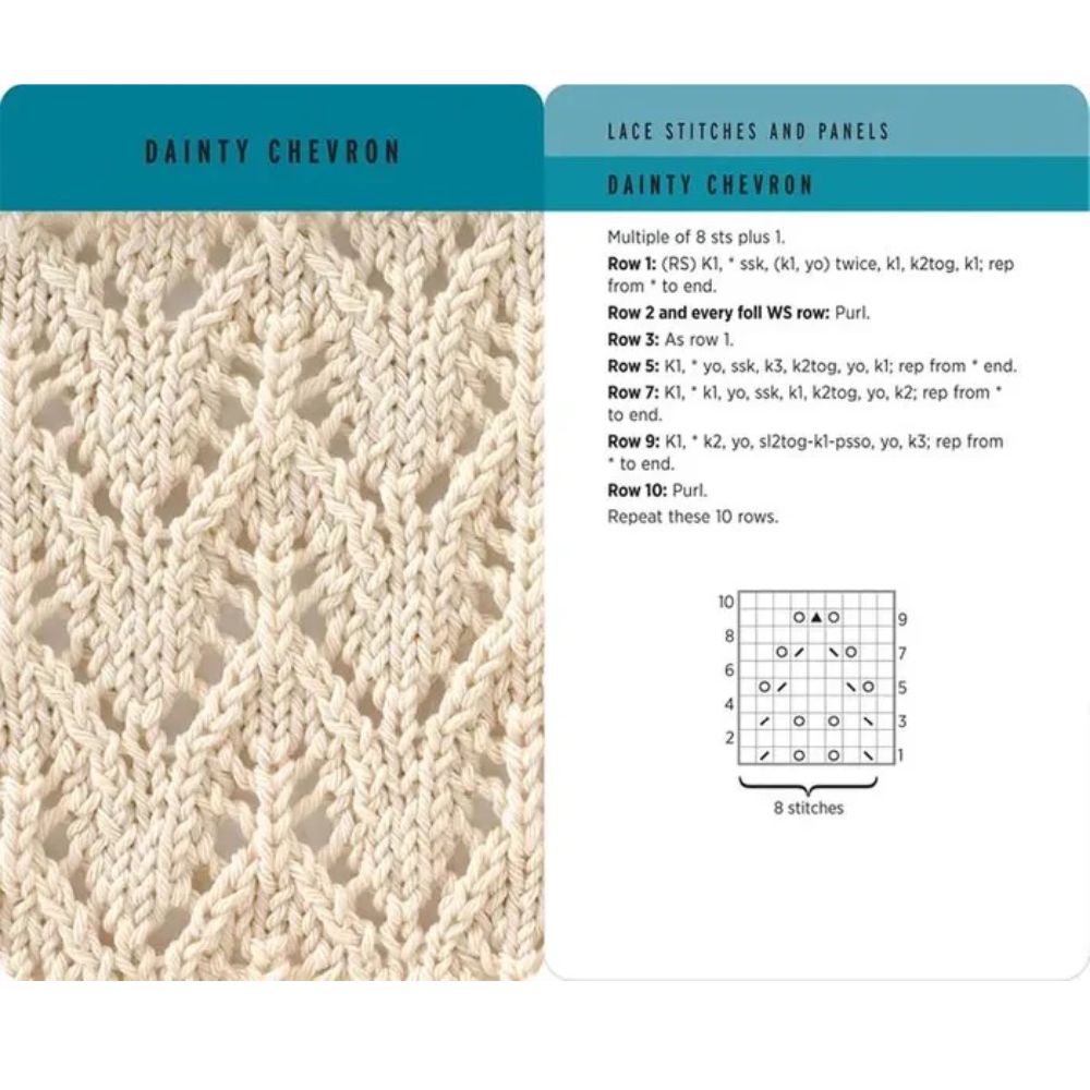 dainty chevron stitch