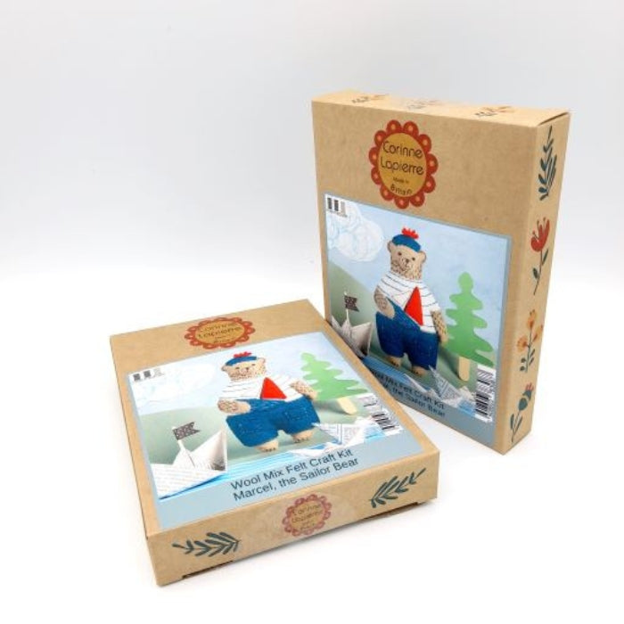 Corinne Lapierre Marcel the Sailor Bear Felt Craft Mini Kit