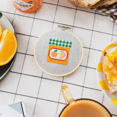 Cotton Clara Marmalade Jam Cross Stitch Kit