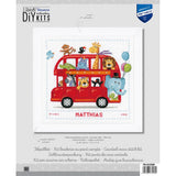 VERVACO COUNTED CROSS STITCH KIT SAFARI BUS