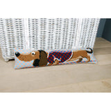 VERVACO CROSS STITCH DRAFT STOPPER KIT DACHSHUND IN JACKET