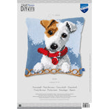 VERVACO CROSS STITCH CUSHION KIT JACK RUSSELL