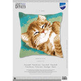 VERVACO CROSS STITCH CUSHION KIT CAT