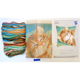 VERVACO CROSS STITCH CUSHION KIT CAT