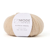 a ball of rowan_mode_alpaca_wool yarn in colour french