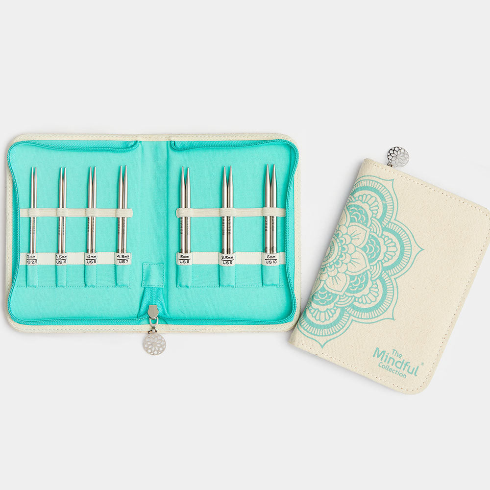KnitPro Mindful Kindness Short Interchangeable Needle Set 10cm