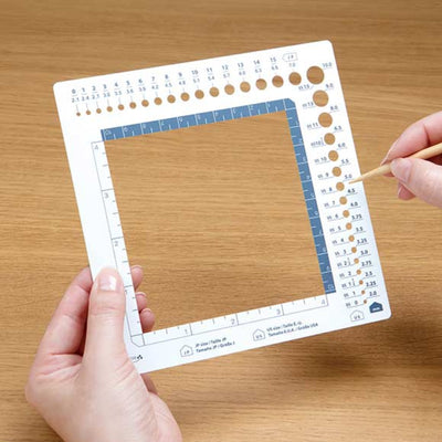 Clover Swatch Ruler Needle Gauge