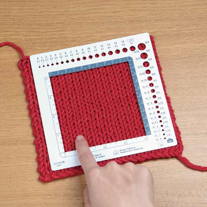 Clover Swatch Ruler Needle Gauge