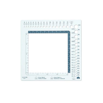 Clover Swatch Ruler Needle Gauge