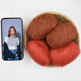Spektakelstrik - Wonderland Neck Warmer Bundle - Yarn and Digital Pattern
