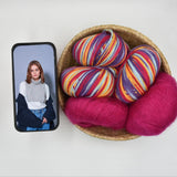 Spektakelstrik - Wonderland Neck Warmer Bundle - Yarn and Digital Pattern