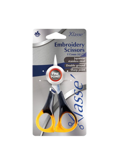 Klasse Scissors Embroidery 4.5 in Tortoiseshell Han