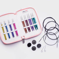 KnitPro Zing Short Interchangeable Needle Deluxe Set 10cm