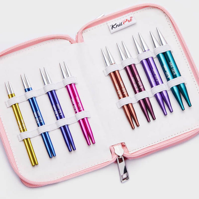 KnitPro Zing Short Interchangeable Needle Deluxe Set 10cm