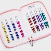 KnitPro Zing Short Interchangeable Needle Deluxe Set 10cm